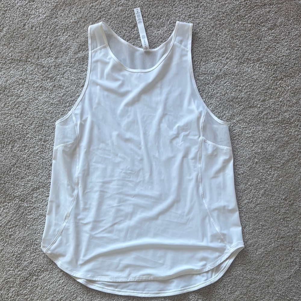 Lululemon, Sculpt tank top, white, size 10